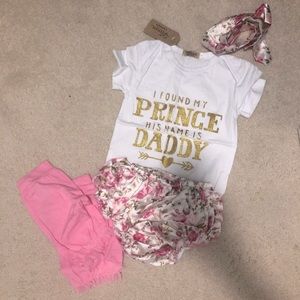 Brand new baby girl 4 piece set